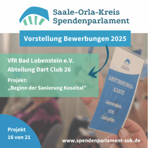 Mehr über den Artikel erfahren Vorstellung Bewerbungen 2025 – VfR Bad Lobenstein