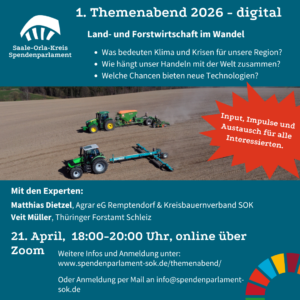 Mehr über den Artikel erfahren 1. Themenabend digital – Land- und Forstwirtschaft im Wandel